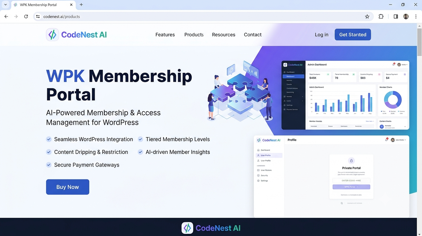 WPK Membership Portal – WordPress Membership Plugin